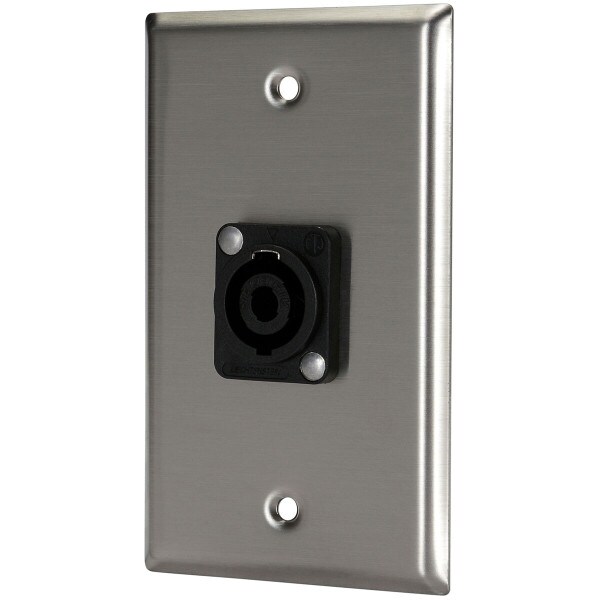 Main product image for Pro Co WP1009 (1) Speakon Wallplate Single Gang 248-146